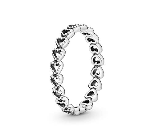 190980-54 Pandora anello in argento Cuore Zirconi donne