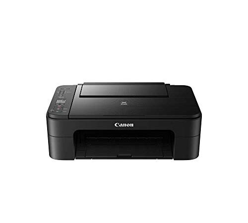 Canon PIXMA TS3350 - Stampante multifunzione a getto d'inchiostro a colori (stampa, scansione, copia, display LCD da 3,8 cm, WLAN, Print App, 4800 x 1200 Dpi), colore: Nero