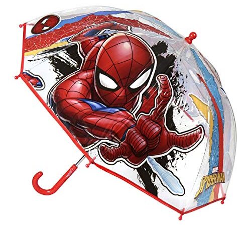 Cerdá Spiderman, Ombrello Bambino, Rosso (Rojo 001), Unica (Taglia Produttore: única)