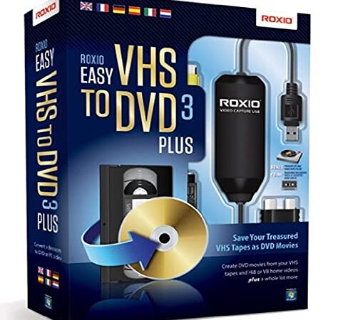 Corel Roxio Easy VHS to DVD 3 Plus scheda di acquisizione video USB 2.0