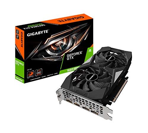 Gigabyte GeForce GTX 1660 SUPER OC 6G 6GB GDDR6 Scheda Grafica- 3x DisplayPort/HDMI