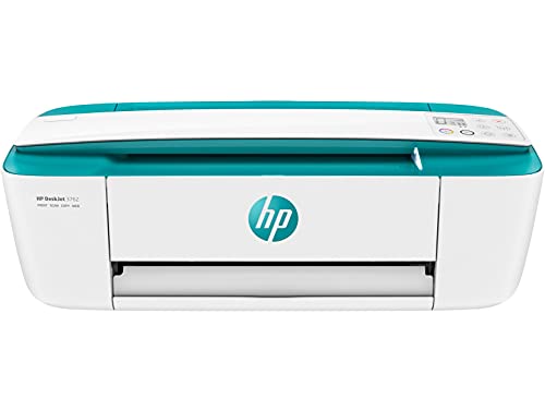 HP DeskJet 3762 T8X23B Stampante Fotografica Multifunzione A4, Stampa, HP Scroll Scan, Wi-Fi, HP Smart, USB 2.0, No Stampa Fronte/Retro Automatica, 4 Mesi di HP Instant Ink Inclusi, Verde Aqua
