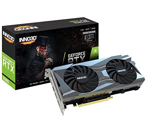 Inno3d Geforce RTX 2060 TWIN X2 OC 12GB GDDR6, 3xDP, HDMI, scheda grafica