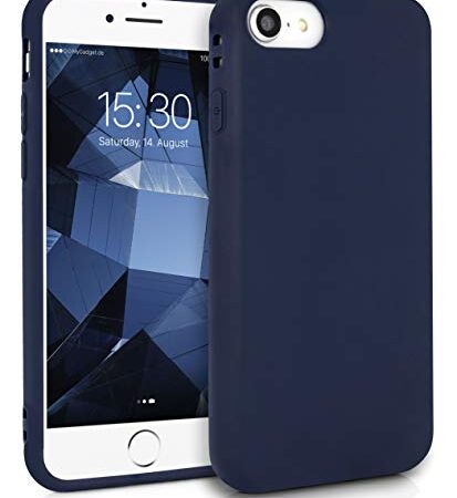 MyGadget Cover per Apple iPhone 7/8 / SE 2020 / SE 2022 Custodia Protettiva in Silicone Morbido Case TPU Flessibile - Protezione Antiurto & Antigraffio Blu Scuro