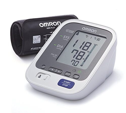 OMRON Healthcare M6 Comfort Misuratore Pressione Sanguigna da Braccio, Tecnologia IWC per una Misurazione Precisa in Qualsiasi Punto del Braccio, Memoria fino a 200 Misurazioni