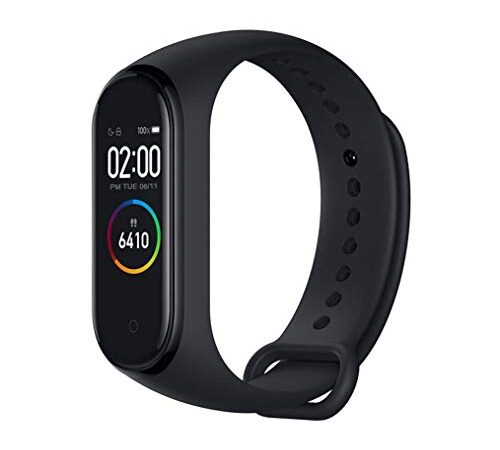 Original Xiaomi 4, Smart Band Unisex Adulto, Nero, Taglia Unica