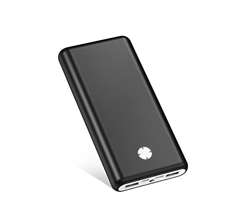 Powerbank Pilot X7 20000mAh PD 18W Batteria Esterna USB C Caricabatterie Portatile Power Bank con Ricarica Rapida,Adatto per Telefoni Cellulari, iPhone, Samsung Galaxy, Huawei, Ecc-Nero