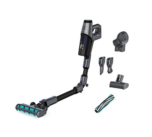 Rowenta RH6971 X-PERT 3.60 Aspirapolvere Senza Fili Potente con Kit Animal Care, Scopa Elettrica Senza Fili Ricaricabile Leggera, Aspirapolvere Senza Sacco, Tecnologia Flex, Autonomia 45 Min, Luci LED
