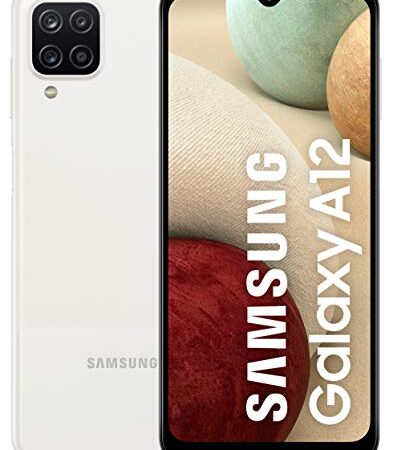 Samsung Galaxy A12 - Smartphone 128GB, 4GB RAM, Dual Sim, White