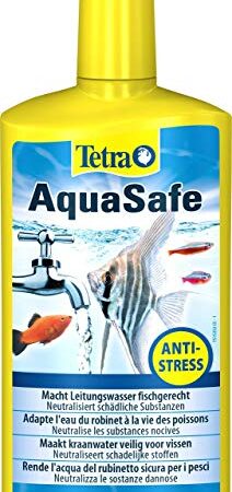 Tetra AquaSafe, Rende l'Acqua del Rubinetto Sicura, Neutralizza le Sostanze Dannose per i Pesci - 500 ml