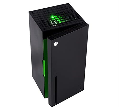 XBOX Series X Mini frigorifero silenzioso, 10 litri, 12 lattine adatte per camera e auto, mini Fridge X Box, mini frigorifero silenzioso senza rumore, frigorifero piccolo