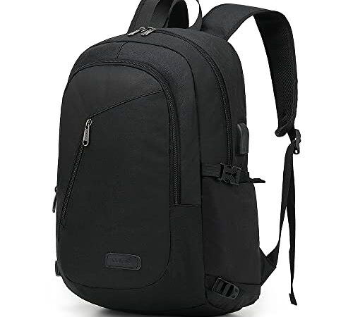 XQXA Zaino da Viaggio Per Laptop da Uomo 15,6 Pollici con USB Zaino Impermeabile Per Computer Scolastico Per Studenti Universitari Borsa da Lavoro Antifurto Zaino da Lavoro, Regali Per Uomo