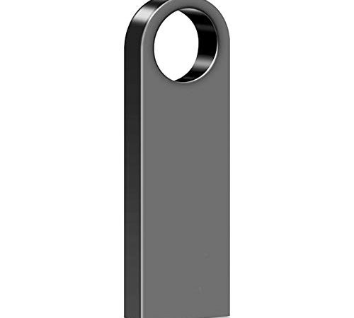 64GB Chiavetta USB 64GB USB Flash drive USB 2.0 Memoria Stick 64GB di pennetta usb Argento pen drive (Nero-1pcs)