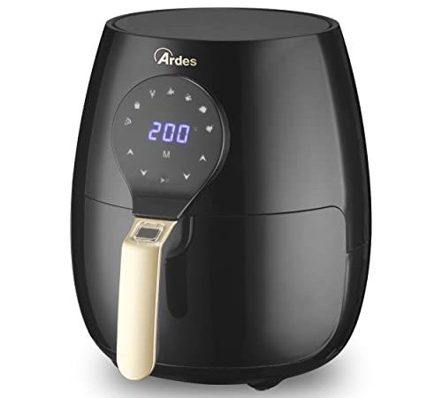 ARDES | Friggitrice Ad Aria Calda Capacità 5 Litri Air Fryer Maxi Con Display Digitale E Timer 60 Minuti Temperatura Massima 200°c Eldorada Maxi ‎AR1K33