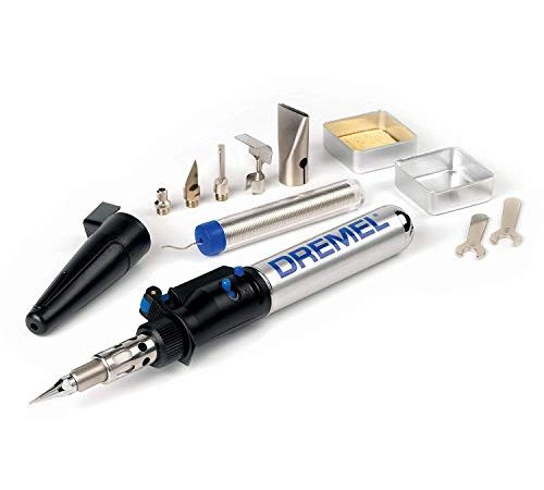Dremel Versatip 2000 Mini Saldatore A Butano, Tempo Di Combustione 90 Minuti, Multicolore