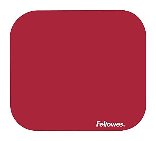 Fellowes 58022 Tapettino per Mouse Soft in Blister, Rosso