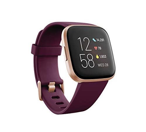 Fitbit Versa 2 Smartwatch per Benessere e Forma Fisica con Controllo Vocale, Punteggio del Sonno e Musica, con Alexa Integrata, Limited Edition [Esclusiva Amazon]