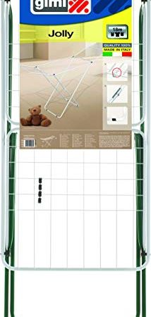 GIMI 84500 Stendibiancheria, Cavalletto, Metallo, Assortiti, 100x50 cm