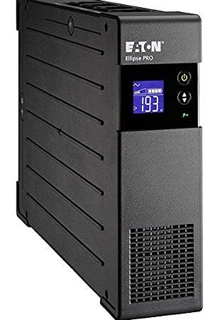 Gruppo di continuità (UPS) Eaton Ellipse PRO 1600 IEC - 1600 VA con protezione da sovratensioni (8 uscite IEC) e regolazione della tensione (AVR).
