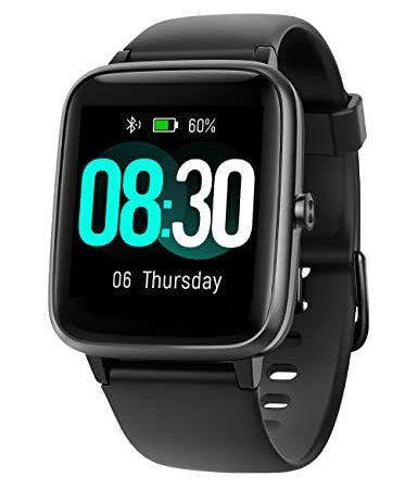 GRV Smartwatch per Donna Uomo Orologio Fitness Contapassi Cardiofrequenzimetro da Polso Conta Calorie Impermeabile 5ATM Android iOS Compatibile Ciclo Mestruale Notifiche Messaggi 9 modalità Sportivo