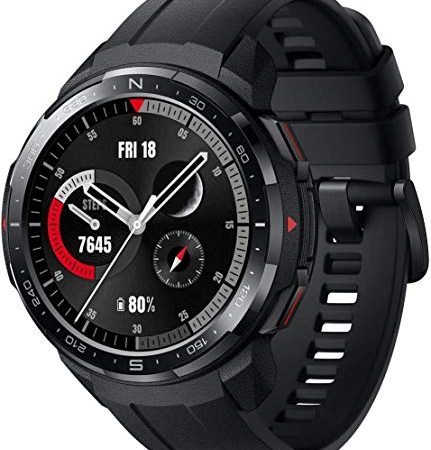Honor Watch GS PRO Orologio Intelligente 48mm Chiamate Bluetooth (Risposta, Rifiuto, Interruzione di Una Chiamata) Monitor SpO2, Quadranti Dell'orologio Esterno Animati, Nero