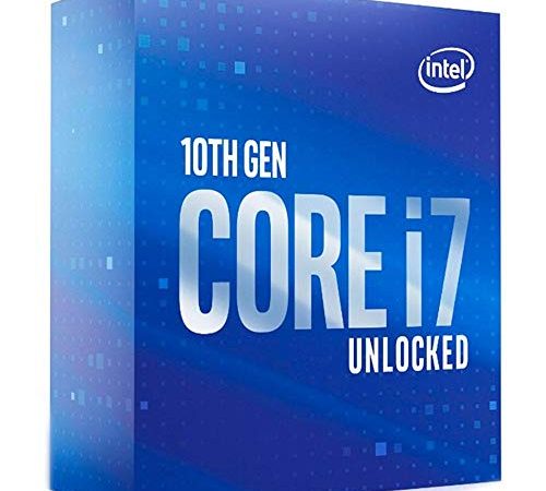 Intel Core i7-10700K (base 3.80 GHz, attacco LGA1200, 125 Watt) Box