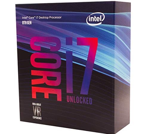 Intel Core i7 8700K Cpu Processore, 3.7GHz, Argento