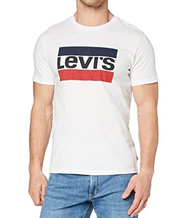 Levi's Graphic Maglietta, Bianco (84 Sportswear Logo White White), M Uomo