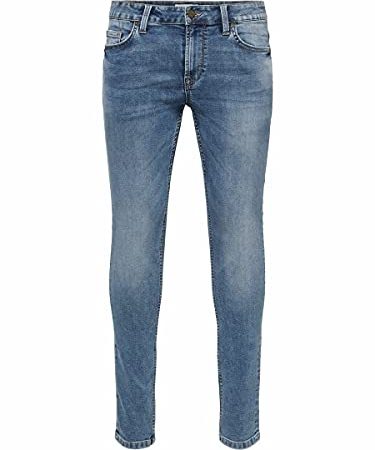 Only & Sons Onsloom Life Slim Blue Jog PK 8653 Noos Pantaloni, Blu Denim, 34W x 32L Uomo