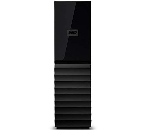 WD My Book Hard Disk Desktop, 8 TB, USB 3.0 con Protezione Tramite Password e Software di Backup Automatico, Nero,