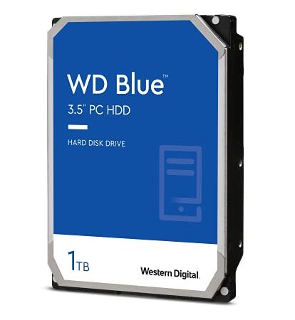 WD WD10EZEX Blu Hard Disk Desktop da 1 TB, 7200 RPM, SATA 6 GB/s, 64 MB Cache, 3.5 "