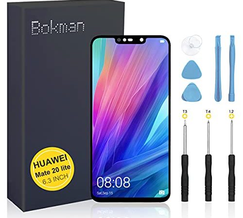bokman Schermo Display LCD per Huawei Mate 20 Lite, Touch Screen Digitizer Parti di Ricambio con Strumenti di Riparazione