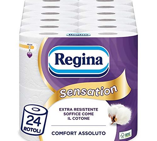 Regina Sensation Carta Igienica, 24 Maxi Rotoli