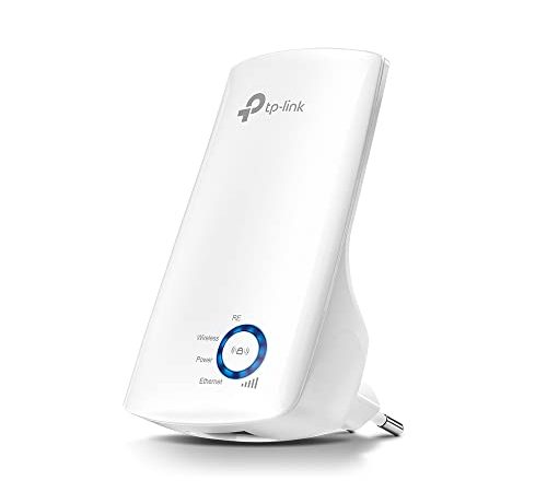 TP-Link TL-WA850RE Ripetitore Wireless Wifi Extender e Access Point, Velocità Single Band 300Mbps, Porta LAN, Potenzia la tua copertura Wi-Fi, Compatibile con tutti i modem router wifi, Bianco