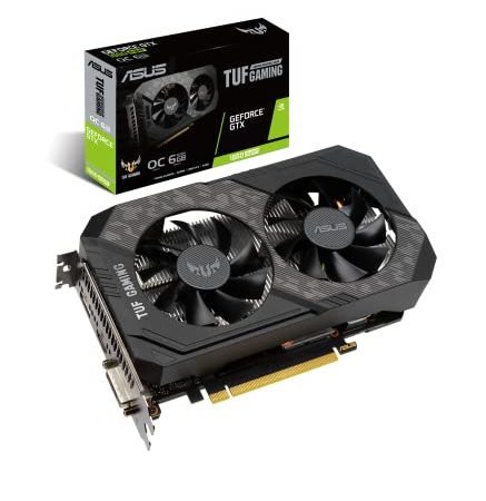 ASUS TUF Gaming NVIDIA GeForce GTX 1660 Super OC Edition, Scheda Video Gaming, Nero