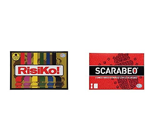 Editrice Giochi Risiko Gioco Di Strategia, Gioco Da Tavolo, Dai 10 Anni In Su, 6033849 & Scarabeo Gioco Di Parole, Gioco Da Tavolo, Da 8 Anni, 6033993