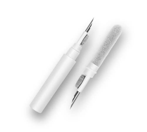 Uniity Kit Pulisci airpods 3 in 1 multifunzione, penna pulizia multiuso per cuffie bluetooth, compatibile con tutti i modelli di Airpods