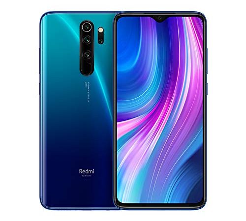 Xiaomi Redmi Note 8 Pro Smartphone,6GB RAM 128GB ROM Mobilephone,6.53"Full Screen,MTK Helio G90T Octa Core,ricarica 4500mAh,Quad Camera (64MP + 8MP + 2MP + 2MP) Versione globale (Blu)