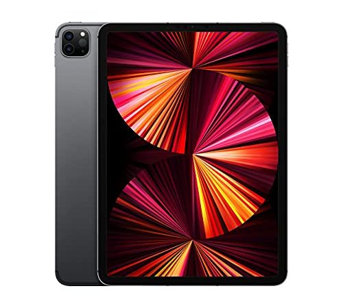 2021 Apple iPad Pro (11-inch, Wi-Fi + Cellular, 128GB) - Space Grey (Ricondizionato)