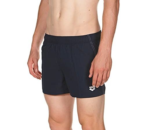 ARENA Fundamentals, Costume Da Bagno In Morbido Tessuto Ad Asciugatura Rapida Uomo, Blu (Navy-white), L