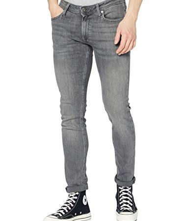 JACK & JONES 12109954, Jeans Uomo, Grigio (Grey Denim), W32/L32 (Taglia Produttore: 32)