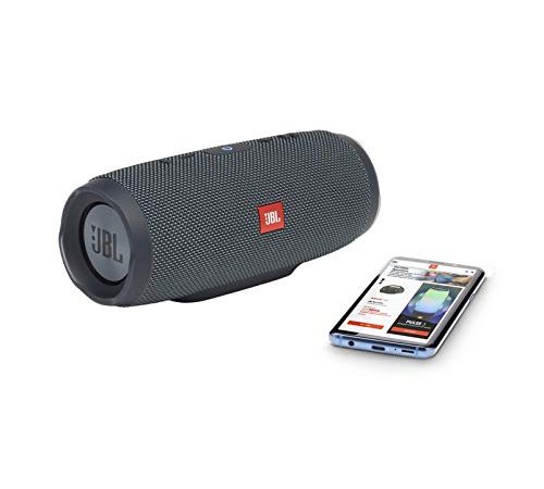 JBL Charge Essential Speaker Bluetooth Portatile, Cassa Altoparlante Bluetooth Waterproof IPX7, Porta USB, Fino a 20h di Autonomia, Grigio