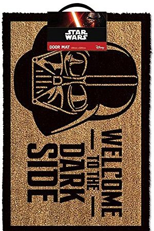 Lasgo Star Wars Zerbino Welcome To The Darkside, Legno, Multicolore, 40 x 70 cm