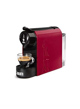 Bialetti Gioia Macchina da Caffè Espresso,1200W, Rosso