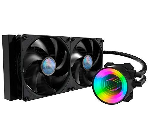Cooler Master Masterliquid Ml280 Mirror Argb Cpu Dissipatore Liquido, Sistema Raffreddamento Ad Acqua Aio, ‎Multicolore, 31.8 x 14 x 2.72 cm; 2.12 Kg