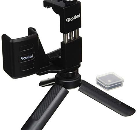 Rollei DJI Osmo Pocket Zubehör-Set Vlog | Mini-Stativ, Smartphone-Halterung, Wide Angle Lens | geeignet für Vlogger, Content Creator & Influencer