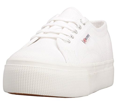SUPERGA 2790ACOTW LINEA UP AND DOWN, Sneaker, Donna, Bianco (White 901), 37 EU