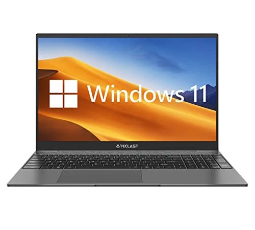 TECLAST F15PLUS2 PC Portatile 15.6 Pollici Laptop 8GB RAM 256GB SSD, Intel Celeron N4120 CPU Fino a 2.60GHz, Windows 11,1920x1080IPS, Bluetooth 4.2+WiFi+USB 3.0+HDMI+Type-C