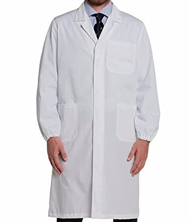 C.B.F. Balducci Group Camice Bianco Da Laboratorio e Lavoro Uomo Donna - Grembiule (Bianco, M)