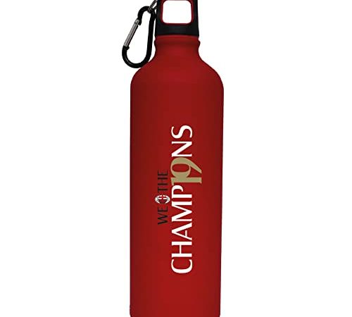 CHAMPIONS MILAN BORRACCIA IN ALLUMINIO CON MOSCHETTONE , FINITURA OPACA 800 ML